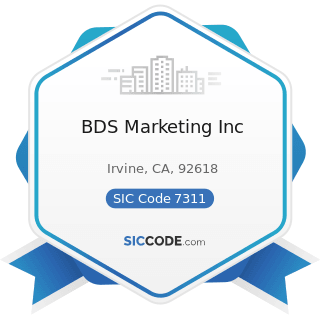 BDS Marketing Inc - SIC Code 7311 - Advertising Agencies