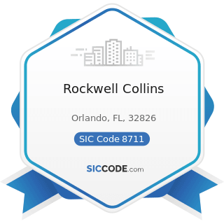 Rockwell Collins - SIC Code 8711 - Engineering Services