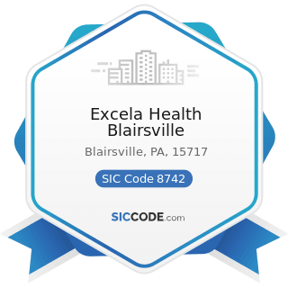 Excela Health Blairsville - SIC Code 8742 - Management Consulting Services