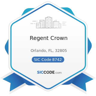 Regent Crown - SIC Code 8742 - Management Consulting Services
